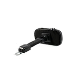 Vattentät Roterande Mobilhållare för Motorcykelstyre - Storlek 14.5 x 7.5 cm - Svart