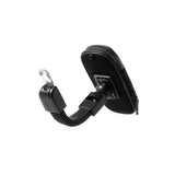 Vattentät Roterande Mobilhållare för Motorcykelstyre - Storlek 14.5 x 7.5 cm - Svart