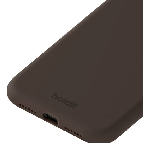 Holdit iPhone 11 Soft Touch Silikon Skal - Chocolate