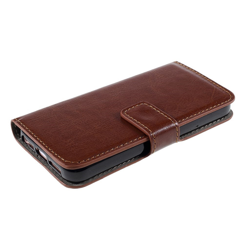 iPhone SE / 5s / 5 EIDERWOOD Flipfodral med Plånbok - Brun