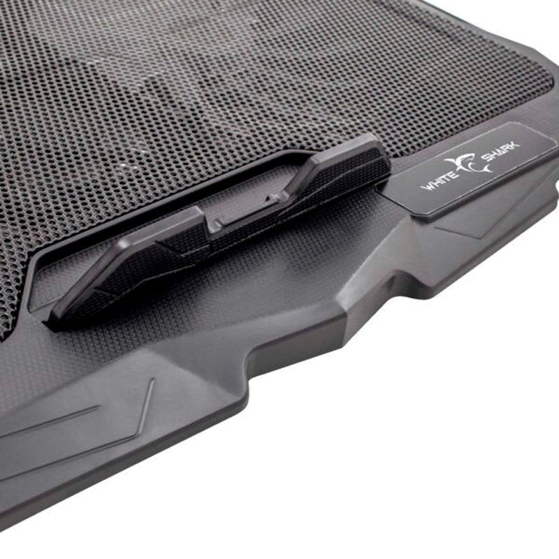 White Shark ICE WARRIOR Laptopställ med Inbyggd Kylare - Svart