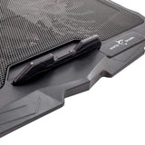 White Shark ICE WARRIOR Laptopställ med Inbyggd Kylare - Svart