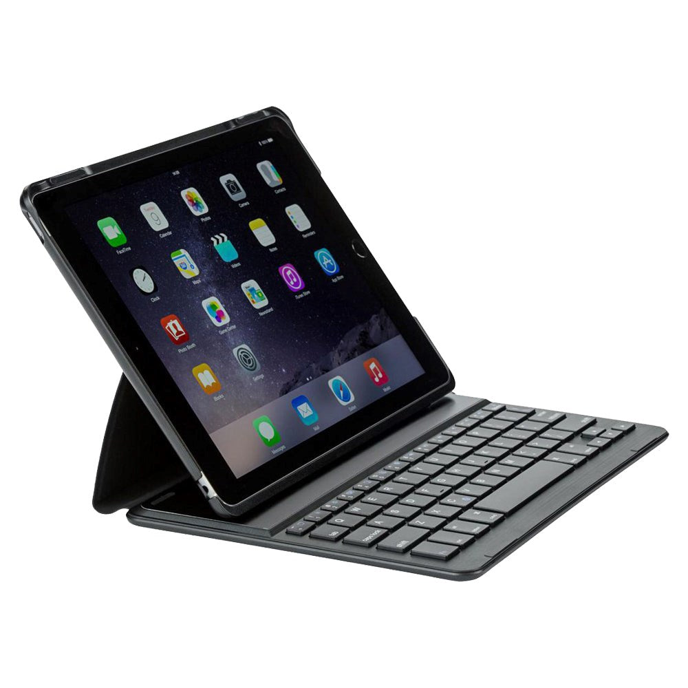 iPad 9.7" (2018/2017) Xceed CoverKey (ICK-03-SC) Trådlöst Tangentbord med Fodral - Nordiska Tangenter -  Svart