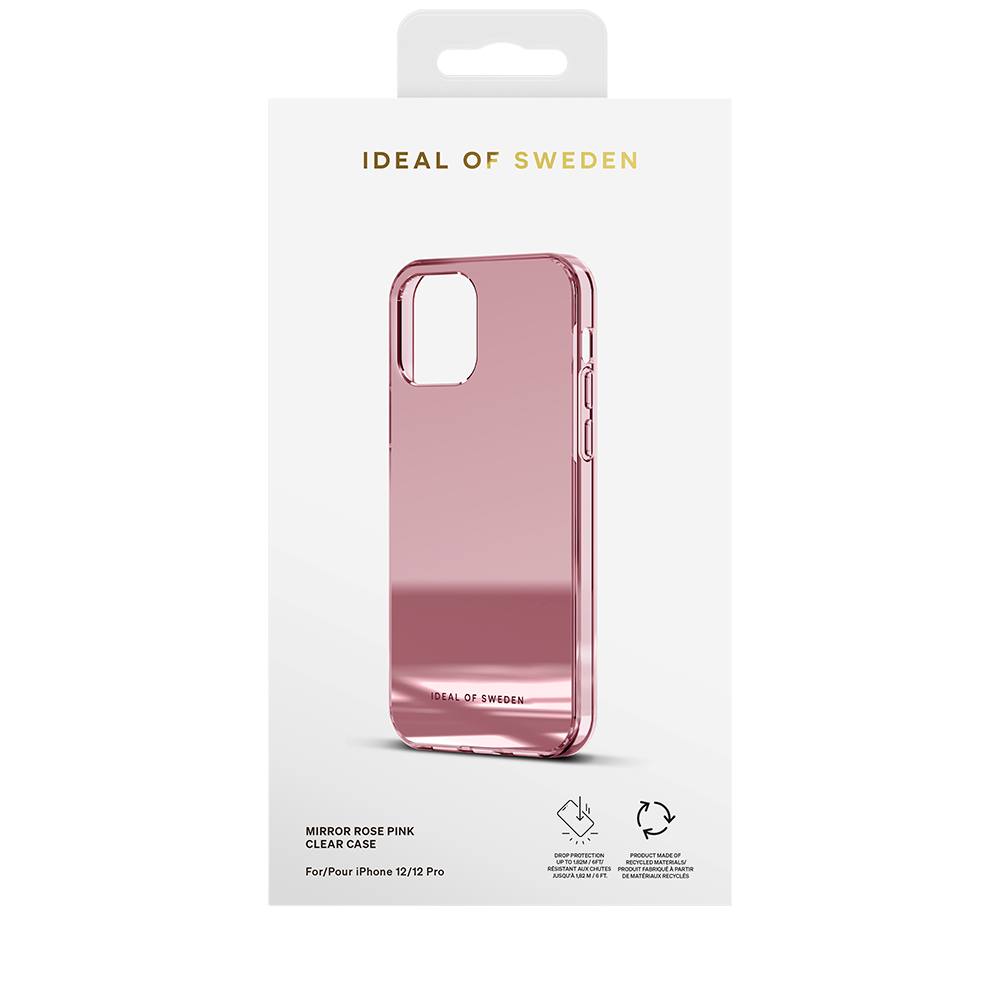 iPhone 12 Pro / 12 iDeal Of Sweden Mirror Skal - Mirror Rose Pink