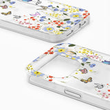 iDeal Of Sweden iPhone 14 Pro Clear Case - Artistic Garden