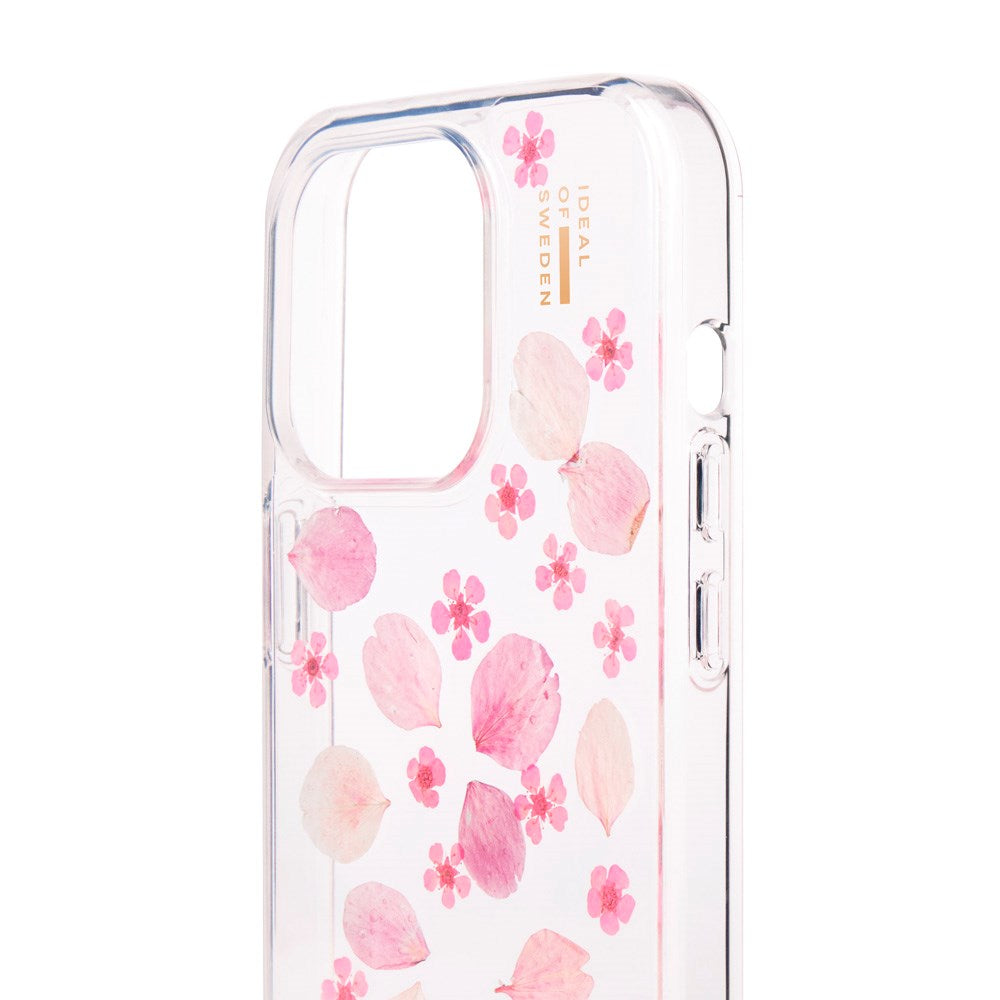 iDeal Of Sweden iPhone 14 Pro Clear Case - Cherry Blossom