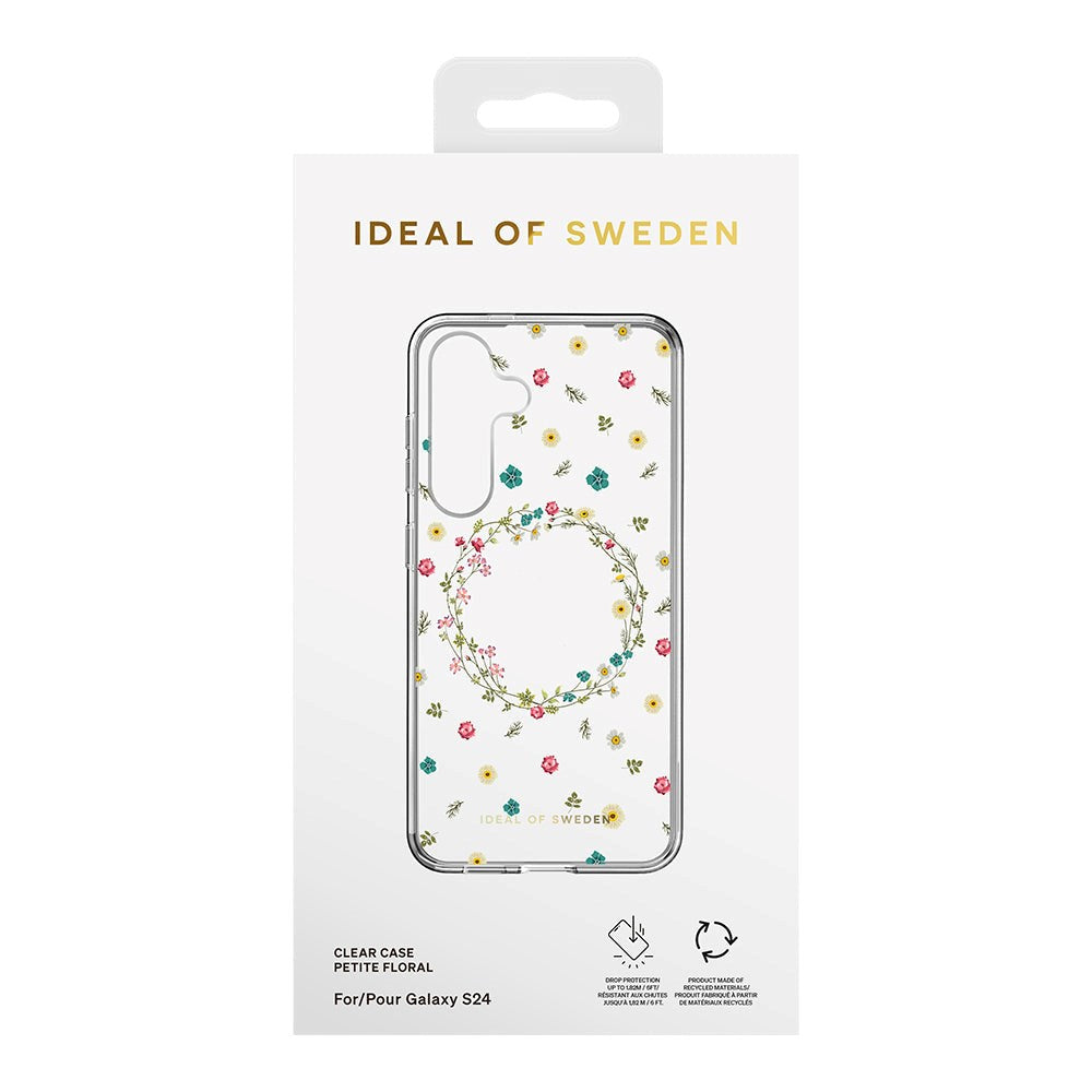 Samsung Galaxy S24 iDeal Of Sweden Clear Skal - Petite Floral