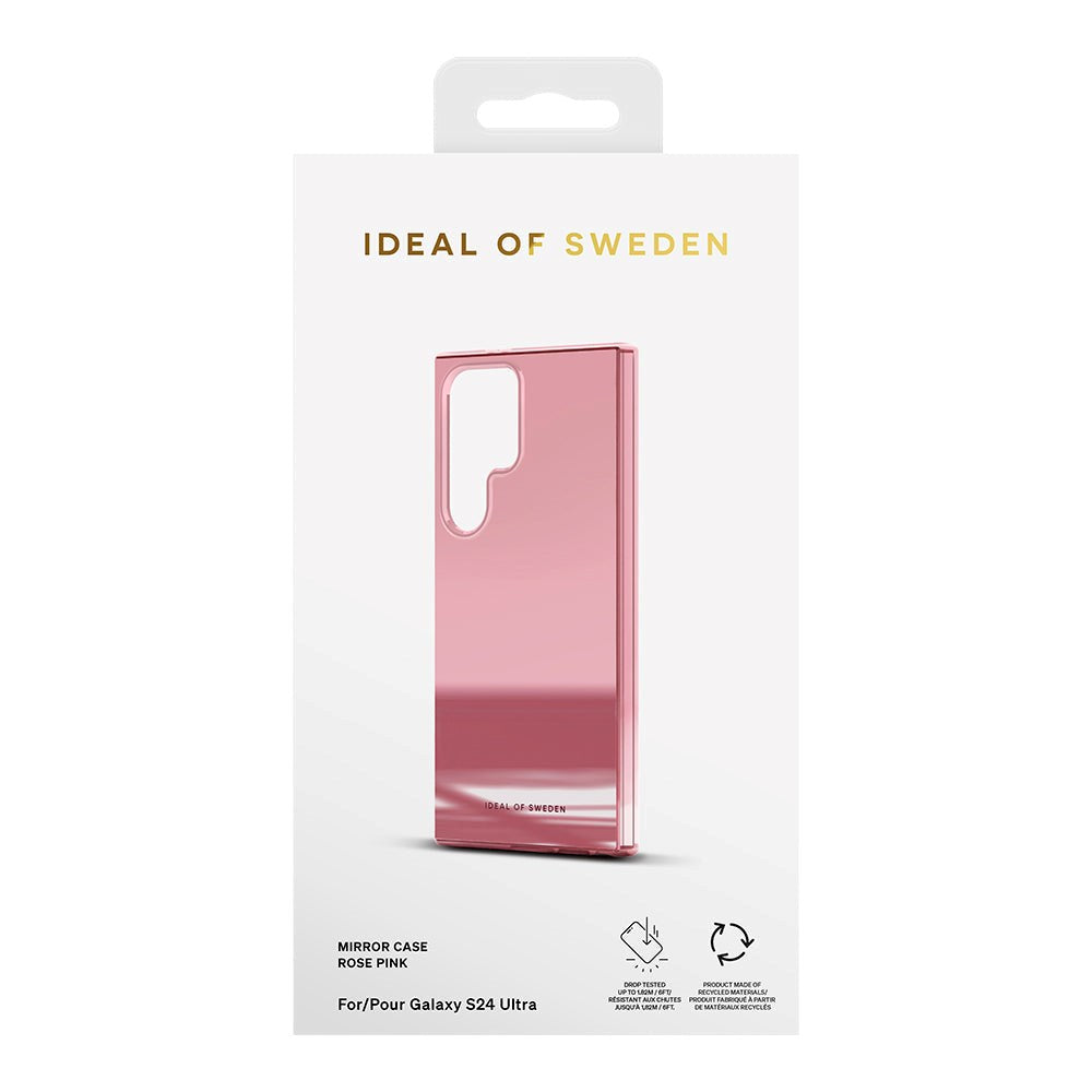 Samsung Galaxy S24 Ultra iDeal Of Sweden Mirror Skal - Mirror Rose Pink