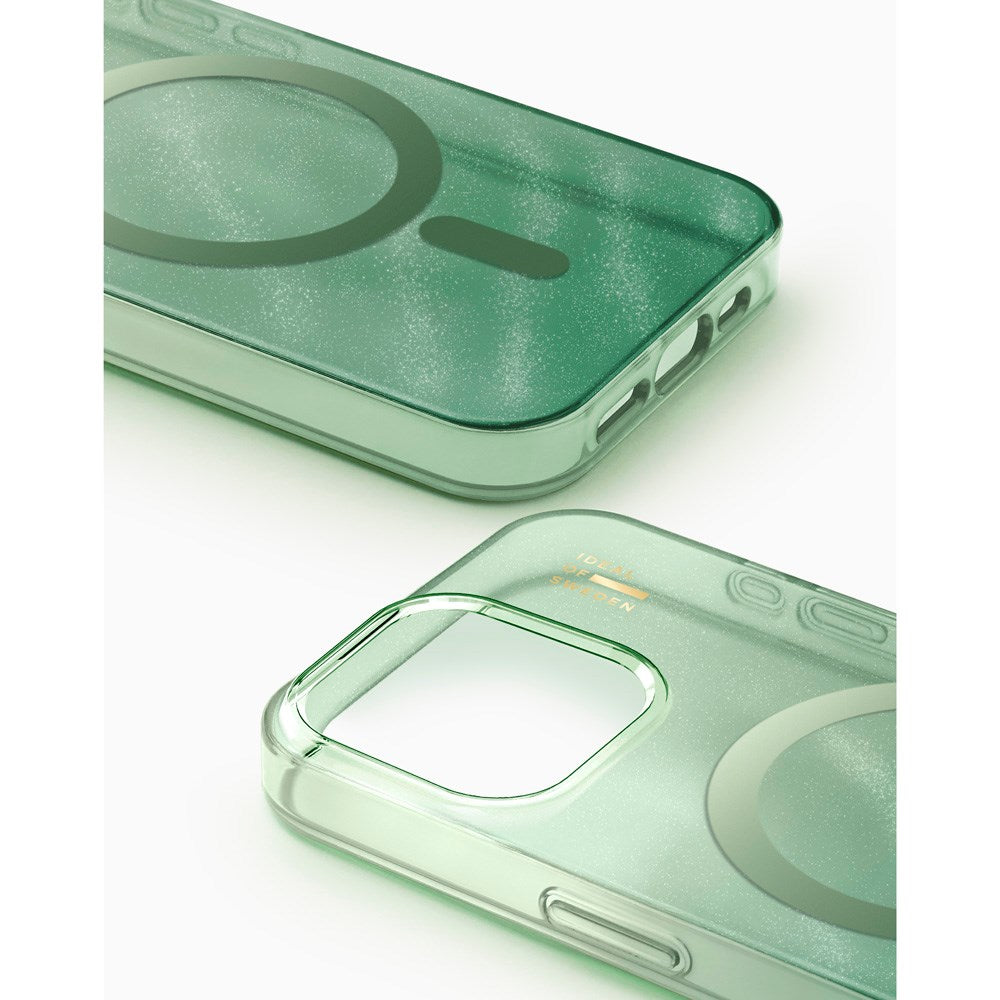 iPhone 17e / 16e / 15 / 14 / 13 iDeal Of Sweden Clear Skal - MagSafe Kompatibel - Sage Green