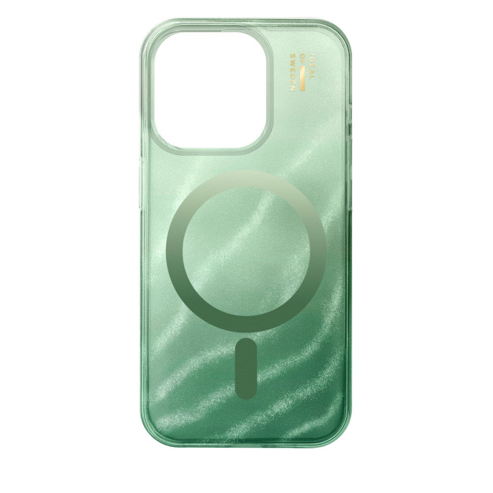 iPhone 16e / 15 / 14 / 13 iDeal Of Sweden Clear Skal - MagSafe Kompatibel - Sage Green