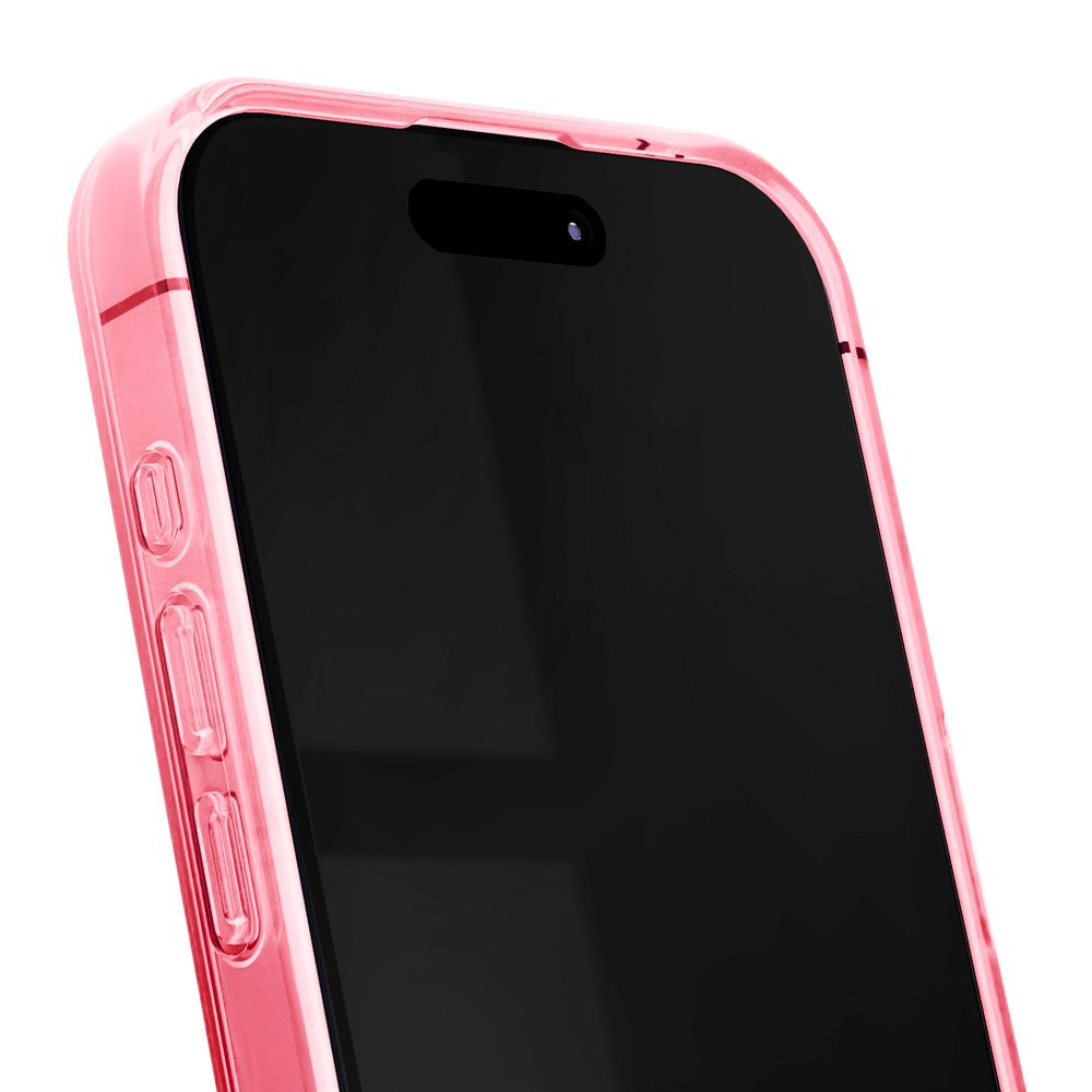 iPhone 15 Pro iDeal Of Sweden Clear Skal - MagSafe Kompatibel - Cherry Lacquer