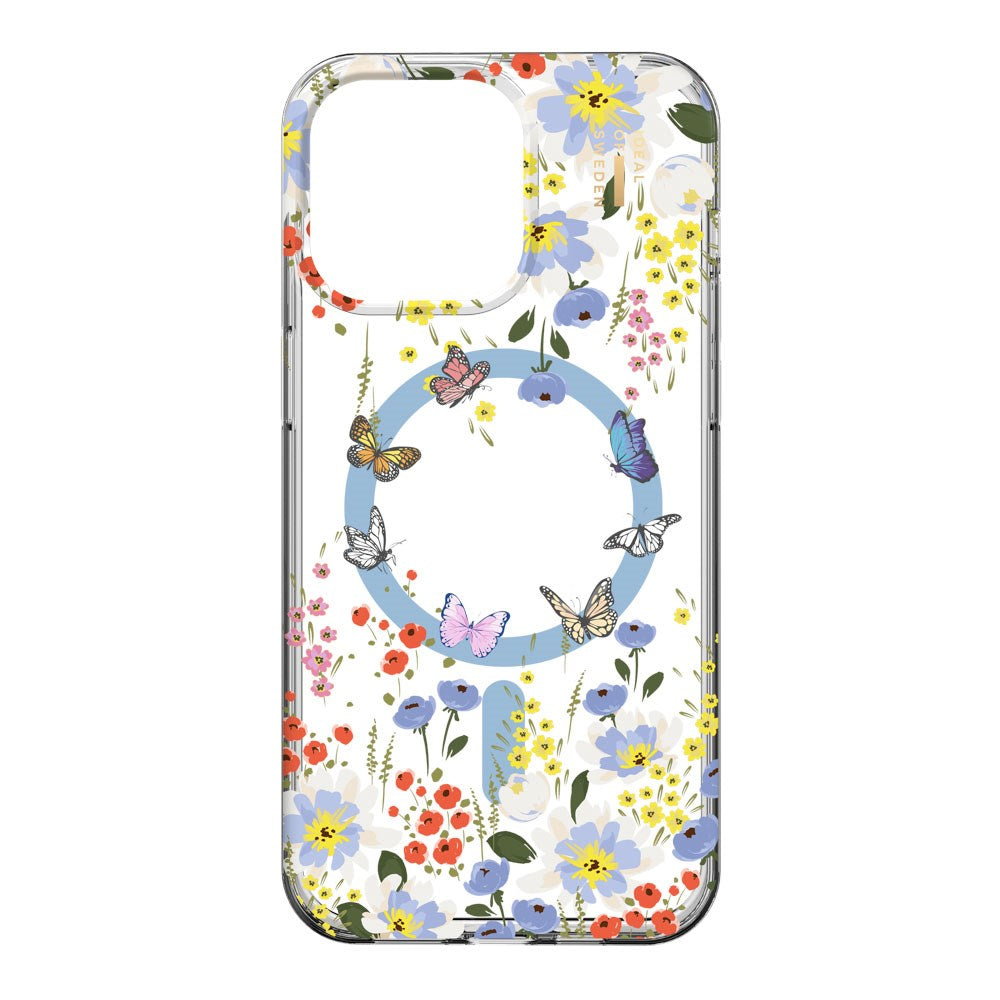 iDeal Of Sweden iPhone 15 Pro Max Clear Case - MagSafe Kompatibel - Artistic Garden