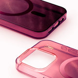 iPhone 15 Pro Max iDeal Of Sweden Clear Skal - MagSafe Kompatibel - Cherry Lacquer