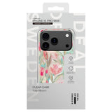 iPhone 15 Pro Max iDeal Of Sweden Clear Case - MagSafe Kompatibel - Tulip Bloom
