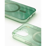 iPhone 16 iDeal Of Sweden Clear Skal - MagSafe Kompatibel - Sage Green