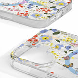 iDeal Of Sweden iPhone 16 Clear Case - MagSafe Kompatibel - Artistic Garden