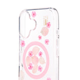 iDeal Of Sweden iPhone 16 Clear Case - MagSafe Kompatibel - Cherry Blossom