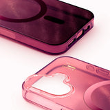 iPhone 16 iDeal Of Sweden Clear Skal - MagSafe Kompatibel - Cherry Lacquer