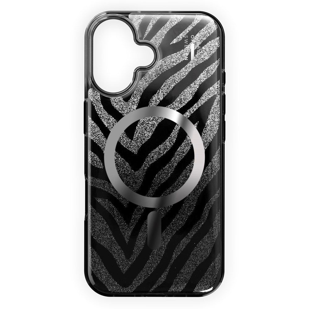 iPhone 16 iDeal Of Sweden Clear Skal - MagSafe Kompatibel - Zebra Mystique