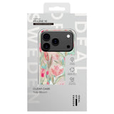 iPhone 16 iDeal Of Sweden Clear Case - MagSafe Kompatibel - Tulip Bloom