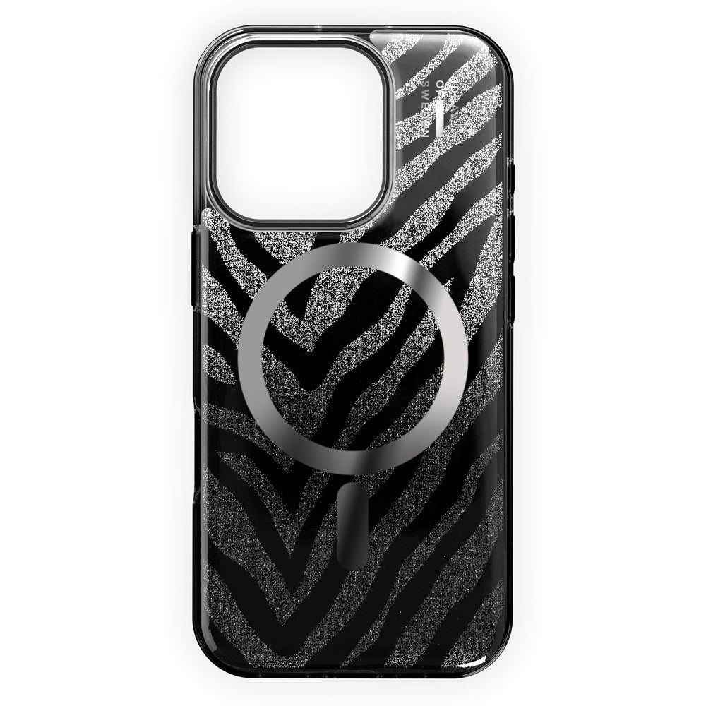 iPhone 16 Pro iDeal Of Sweden Clear Skal - MagSafe Kompatibel - Zebra Mystique