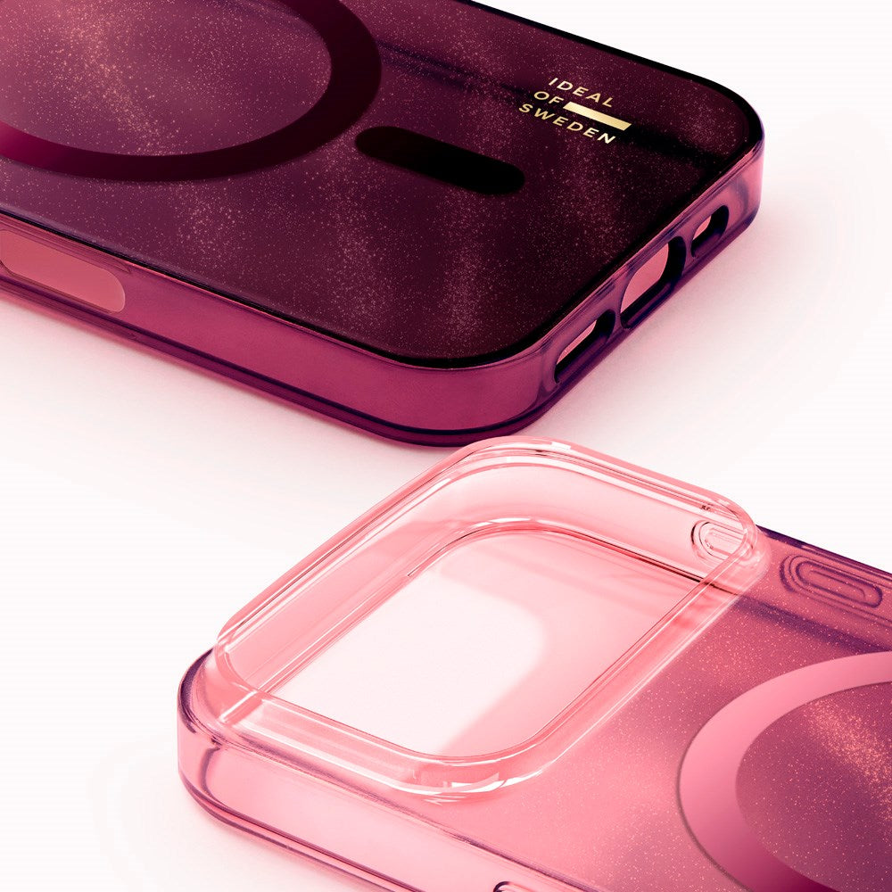 iPhone 17 Pro Max iDeal Of Sweden Clear Skal - MagSafe Kompatibel - Cherry Lacquer