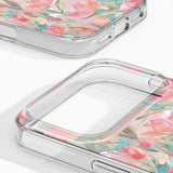 iPhone 17 Pro Max iDeal Of Sweden Clear Skal - MagSafe Kompatibel - Tulip Bloom