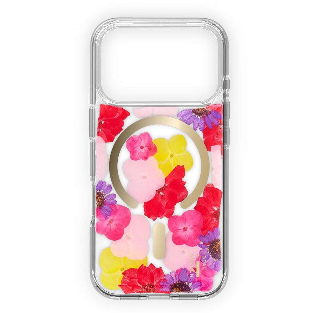 iPhone 17 Pro iDeal Of Sweden Clear Skal - MagSafe Kompatibel - Tropical Floral