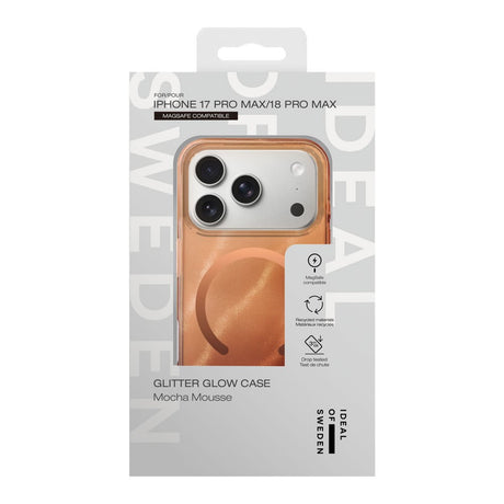 iPhone 18 Pro Max / 17 Pro Max iDeal Of Sweden Clear Skal - MagSafe Kompatibel - Mocha Mousse