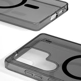 Samsung Galaxy S25 Ultra iDeal Of Sweden Clear Skal - Trådlös Laddning - Tinted Black