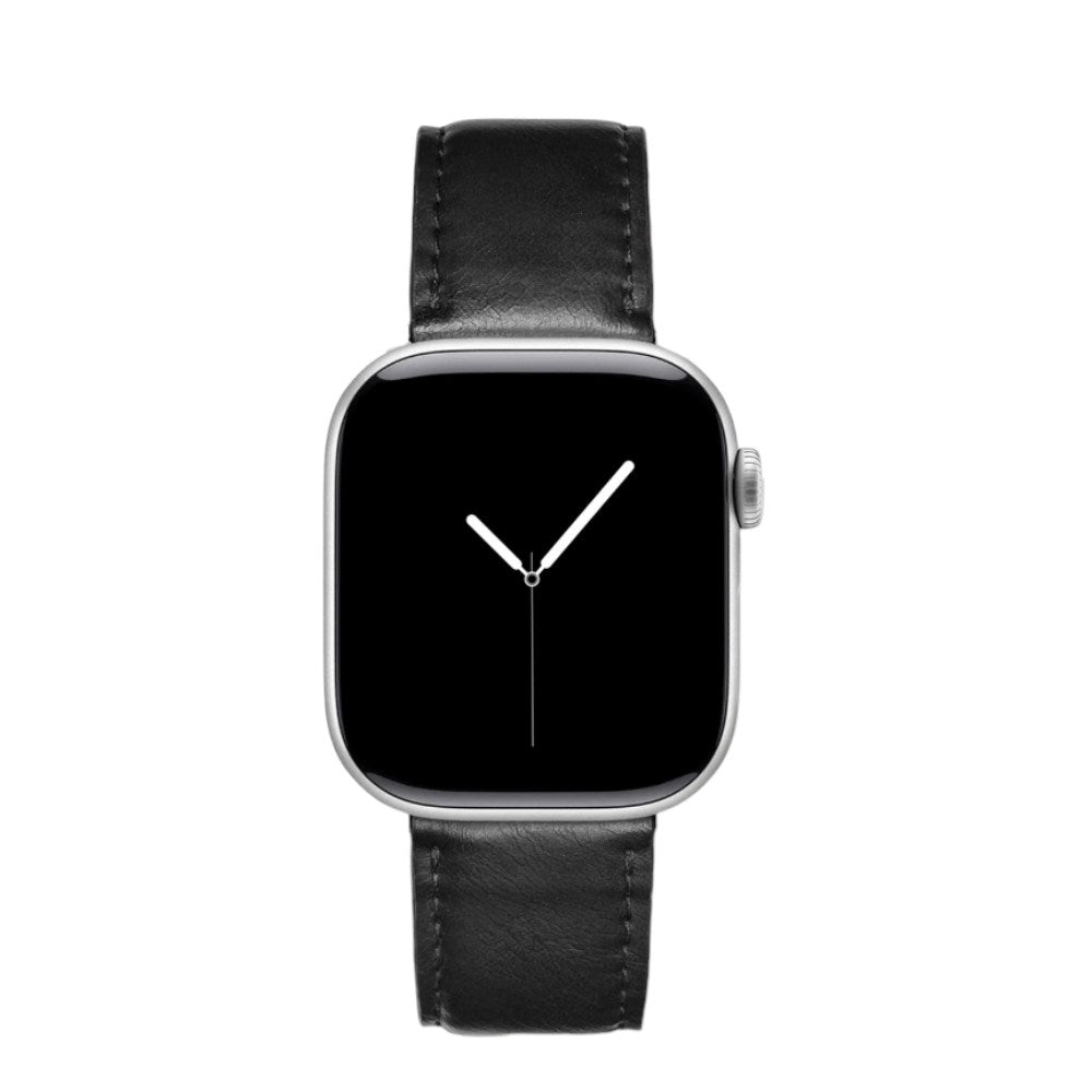 Apple Watch (38/40/SE/41/42mm) iDeal of Sweden Veganskt Läderarmband - Iconic Black