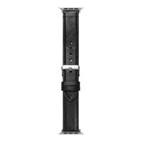 Apple Watch (42/44/SE/45/46/49mm) iDeal of Sweden Veganskt Läderarmband - Iconic Black