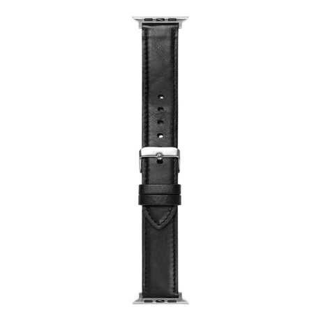 Apple Watch (42/44/SE/45/46/49mm) iDeal of Sweden Veganskt Läderarmband - Iconic Black