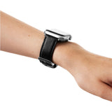 Apple Watch (38/40/SE/41/42mm) iDeal of Sweden Veganskt Läderarmband - Iconic Black