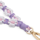 iDeal of Sweden Cord Wristlet Armband - Lila Blommor