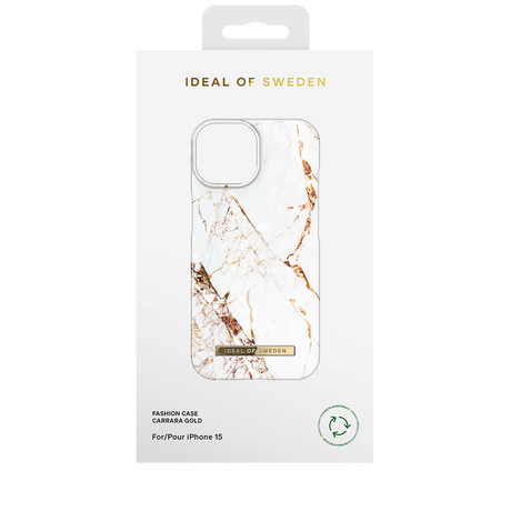 iPhone 15 iDeal Of Sweden Fashion Skal - Carrara Gold