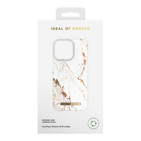 iPhone 15 Pro Max iDeal Of Sweden Fashion Skal - Carrara Gold