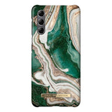 Samsung Galaxy S21 iDeal of Sweden Fashion Skal - Golden Jade Marble