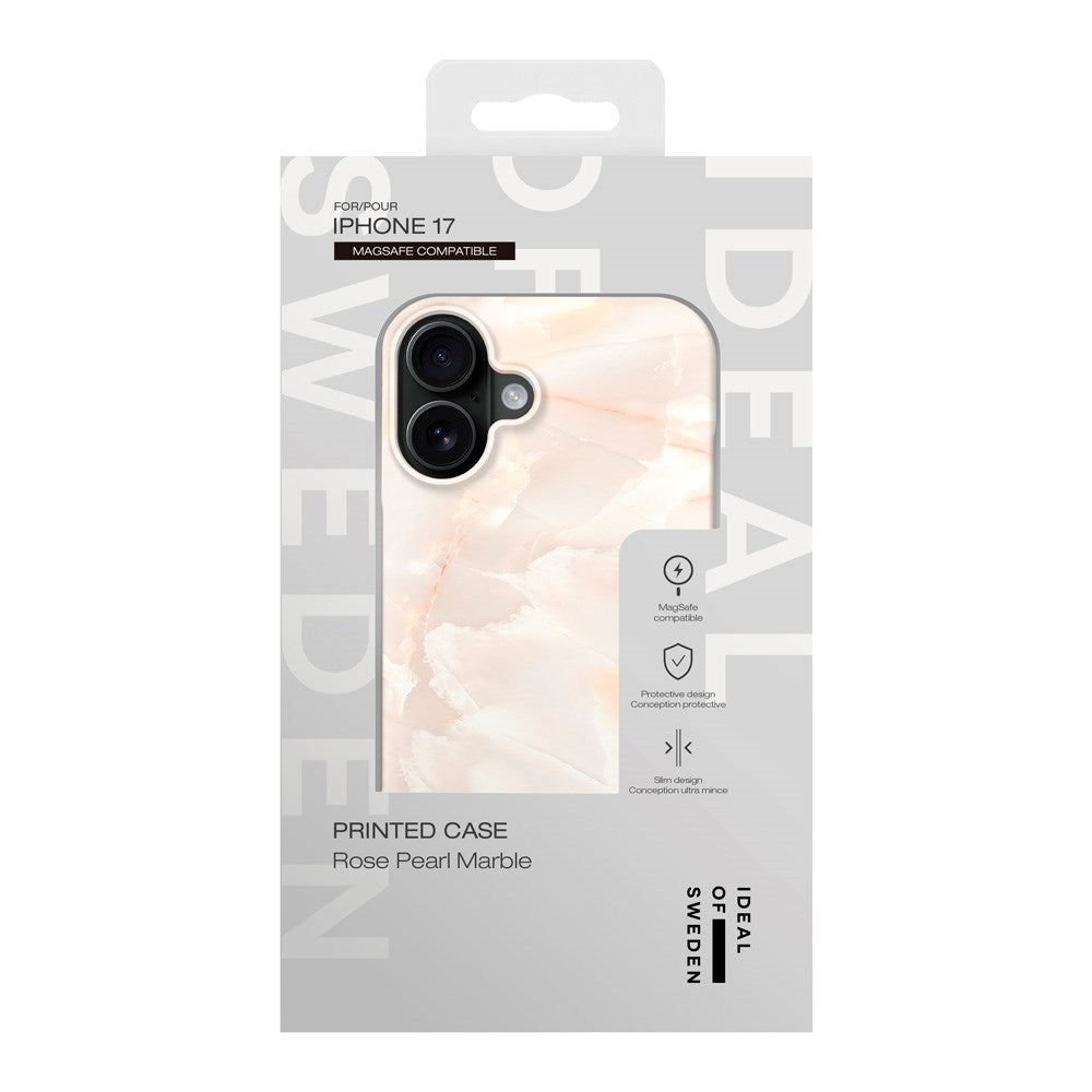 iDeal Of Sweden iPhone 17 Fashion Skal - MagSafe Kompatibel - Rose Pearl Marble