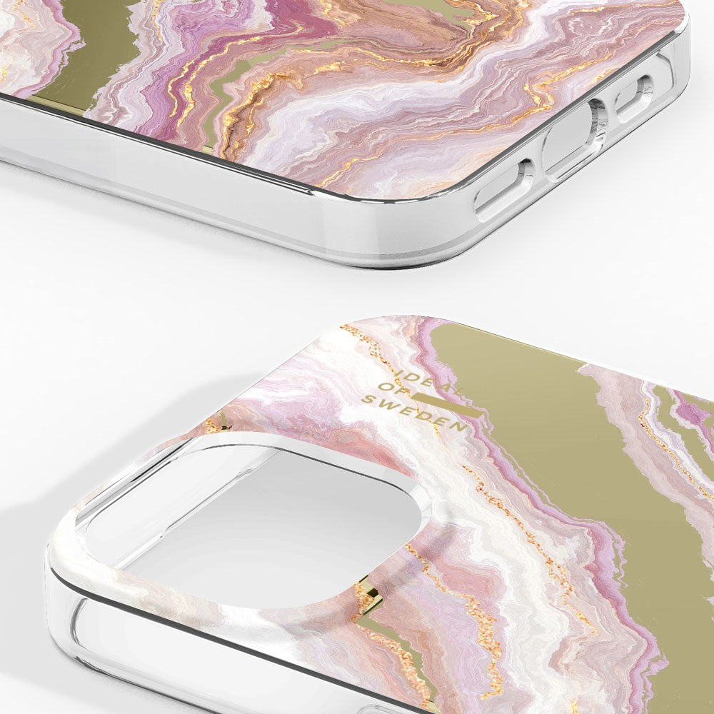 iPhone 17e / 16e / 15 / 14 / 13 iDeal Of Sweden Mirror Skal - Agate Halo