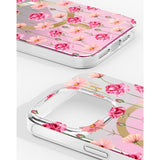 iPhone 15 Pro iDeal Of Sweden Mirror Skal - MagSafe Kompatibel - Rose Blush Floral