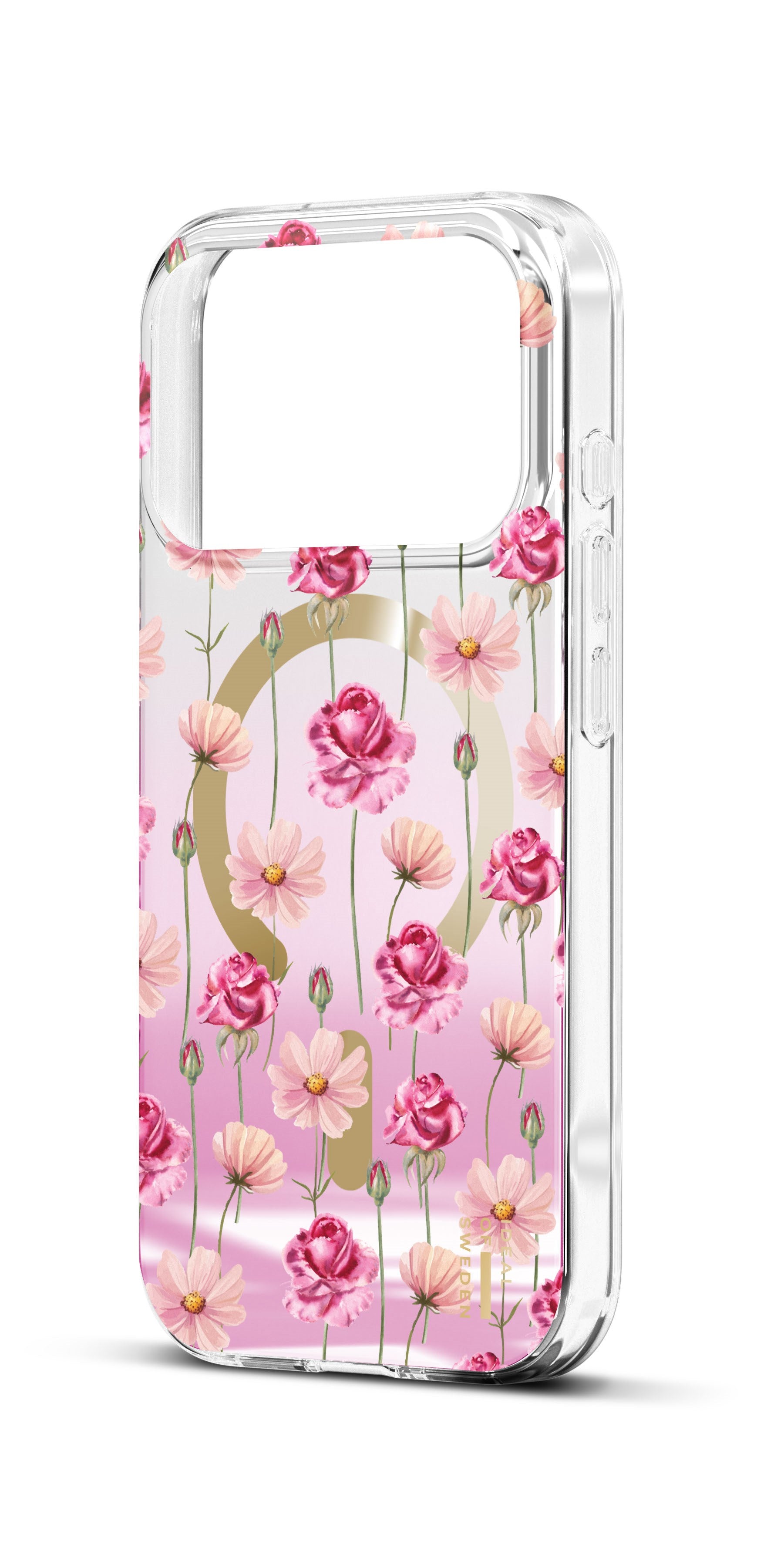 iPhone 18 Pro Max / 17 Pro Max iDeal Of Sweden Mirror Skal - MagSafe Kompatibel - Rose Blush Floral