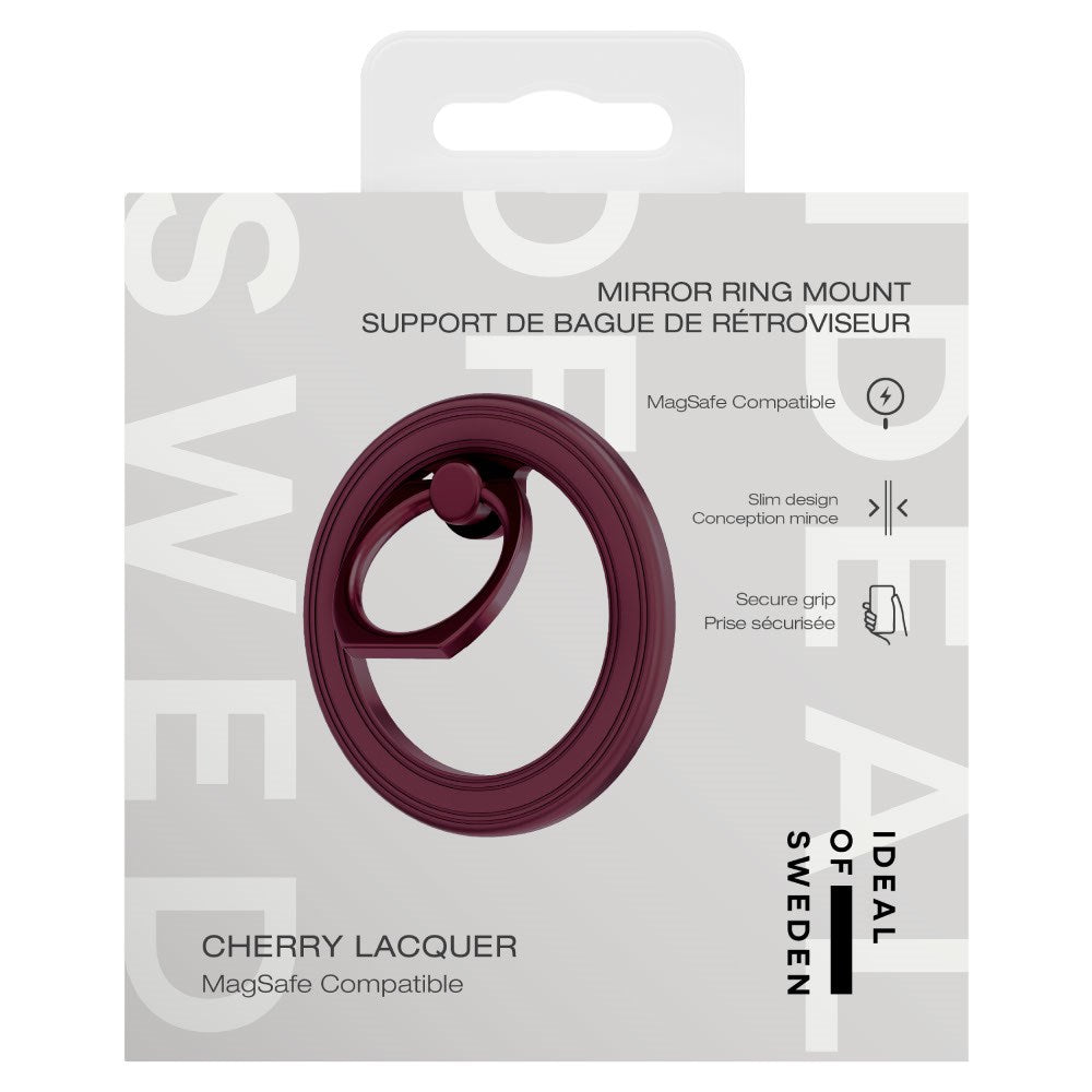 iDeal of Sweden Ring Mount Stand - MagSafe Kompatibel - Cherry Lacquer