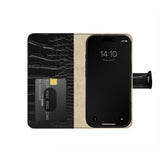 iPhone 18 Pro / 17 Pro iDeal Of Sweden Magnet Wallet+ Fodral - MagSafe Kompatibel - Black Croco
