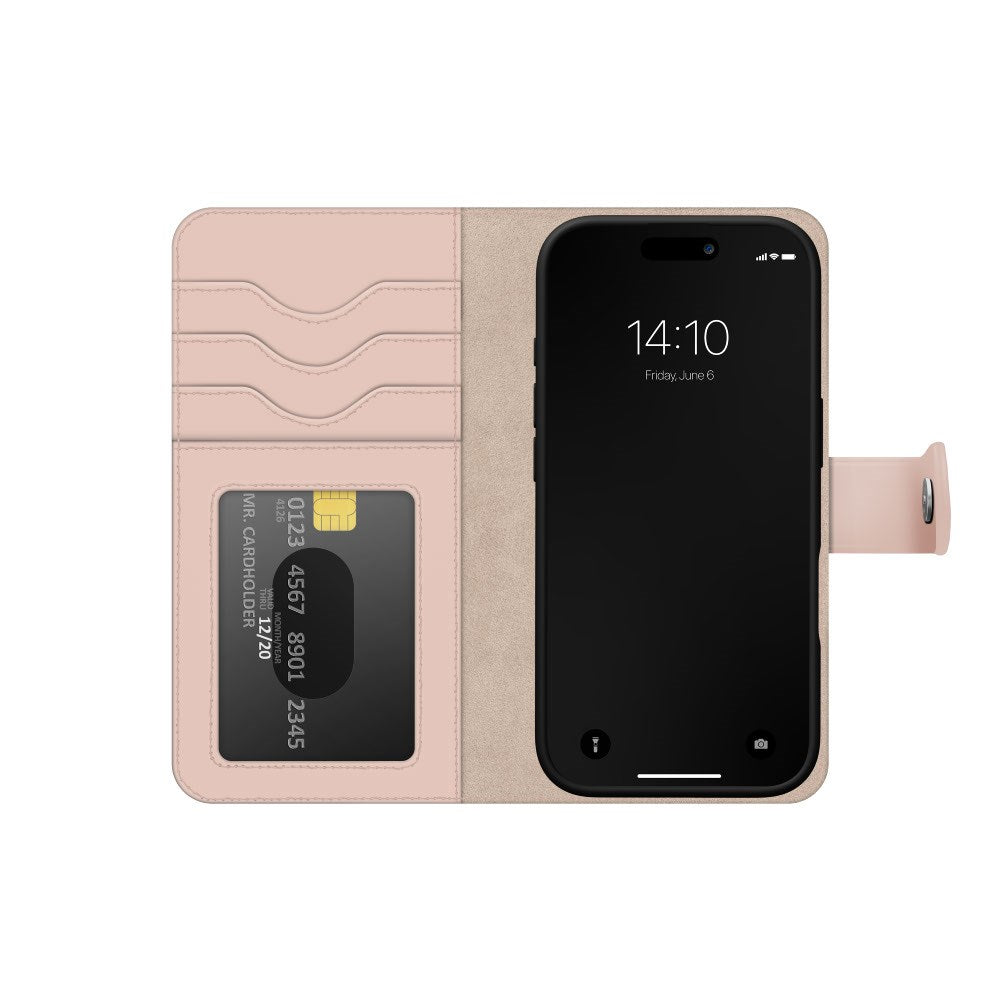 iPhone 18 Pro / 17 Pro iDeal Of Sweden Magnet Wallet+ Fodral - MagSafe Kompatibel - Pink