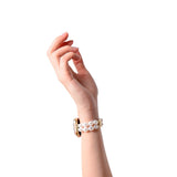 Apple Watch (38/40/SE/41/42mm) iDeal of Sweden Resinarmband - Classy White Pearl