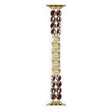Apple Watch (38/40/SE/41/42mm) iDeal of Sweden Resinarmband - Salted Caramel Pearl