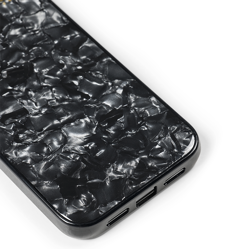 iPhone 12 / 12 Pro iDeal Of Sweden Pearlized Skal - Black