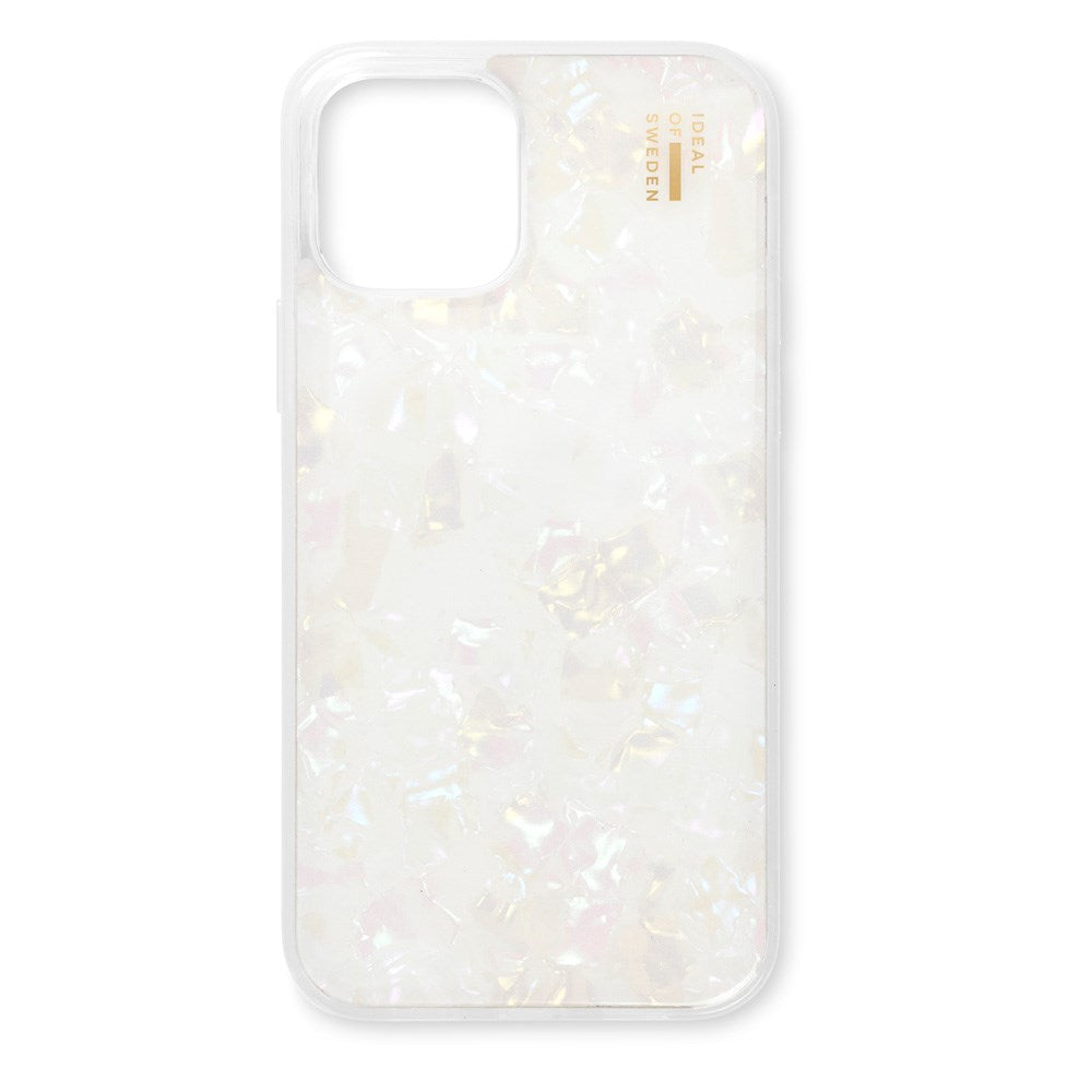 iPhone 12 / 12 Pro iDeal Of Sweden Pearlized Skal - White