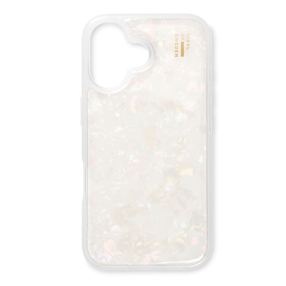 iPhone 16 Plus iDeal Of Sweden Pearlized Skal - White